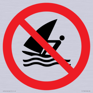 Prohibition: No windsurfing